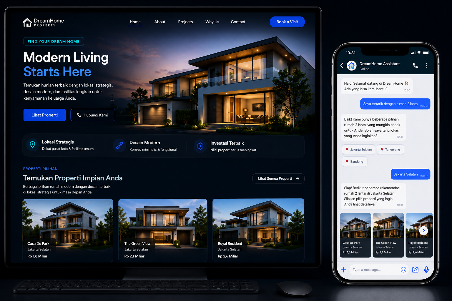 Smart Lead Capture for Property Business